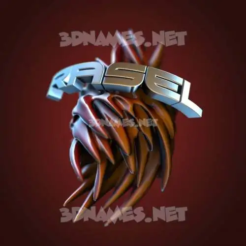 rasel in Red Twisted style - 3D name wallpaper rasel in Red Twisted style - 3D name wallpaper