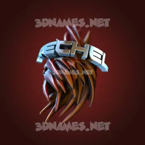 rechel in Red Twisted style - 3D name wallpaper rechel in Red Twisted style - 3D name wallpaper