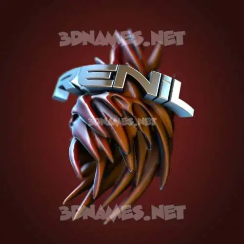 renil in Red Twisted style - 3D name wallpaper renil in Red Twisted style - 3D name wallpaper