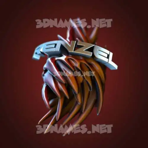 renzel in Red Twisted style - 3D name wallpaper renzel in Red Twisted style - 3D name wallpaper