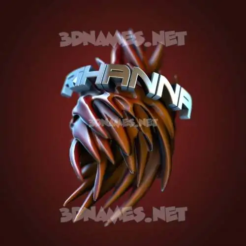 rihanna in Red Twisted style - 3D name wallpaper rihanna in Red Twisted style - 3D name wallpaper