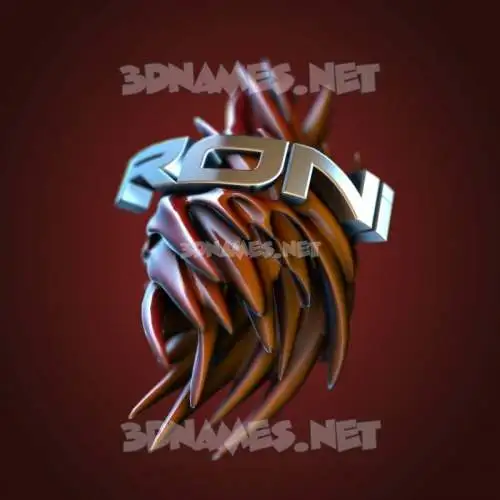 roni in Red Twisted style - 3D name wallpaper roni in Red Twisted style - 3D name wallpaper