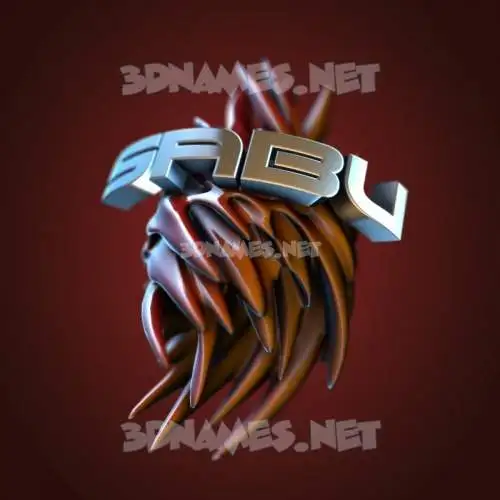 sabu in Red Twisted style - 3D name wallpaper sabu in Red Twisted style - 3D name wallpaper