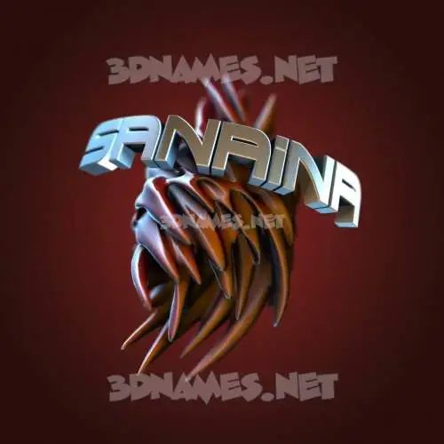 sanaina in Red Twisted style - 3D name wallpaper sanaina in Red Twisted style - 3D name wallpaper