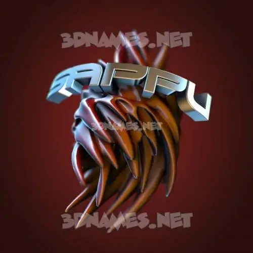 sappu in Red Twisted style - 3D name wallpaper sappu in Red Twisted style - 3D name wallpaper