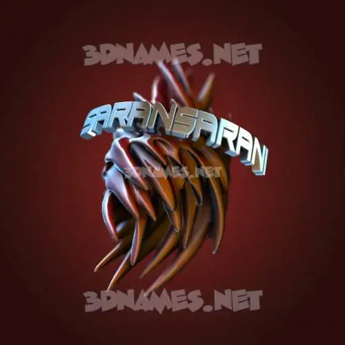 saransarani in Red Twisted style - 3D name wallpaper saransarani in Red Twisted style - 3D name wallpaper