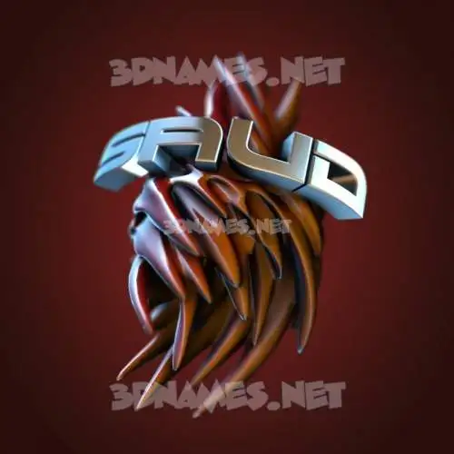 saud in Red Twisted style - 3D name wallpaper saud in Red Twisted style - 3D name wallpaper