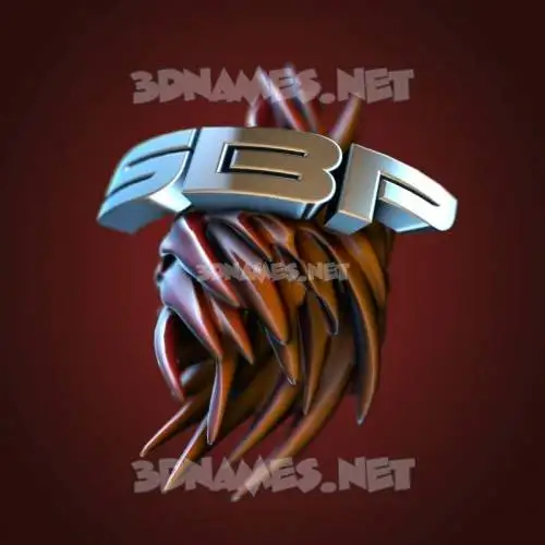 sbp in Red Twisted style - 3D name wallpaper sbp in Red Twisted style - 3D name wallpaper