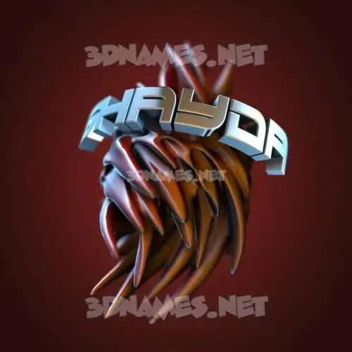 shayda in Red Twisted style - 3D name wallpaper shayda in Red Twisted style - 3D name wallpaper