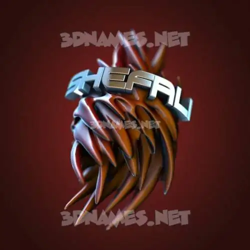 shefali in Red Twisted style - 3D name wallpaper shefali in Red Twisted style - 3D name wallpaper
