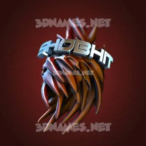 shobhit in Red Twisted style - 3D name wallpaper shobhit in Red Twisted style - 3D name wallpaper