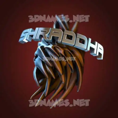 shraddha in Red Twisted style - 3D name wallpaper shraddha in Red Twisted style - 3D name wallpaper