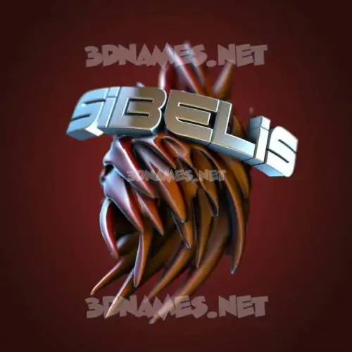 sibelis in Red Twisted style - 3D name wallpaper sibelis in Red Twisted style - 3D name wallpaper