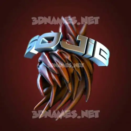 sojib in Red Twisted style - 3D name wallpaper