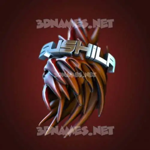sushila in Red Twisted style - 3D name wallpaper sushila in Red Twisted style - 3D name wallpaper