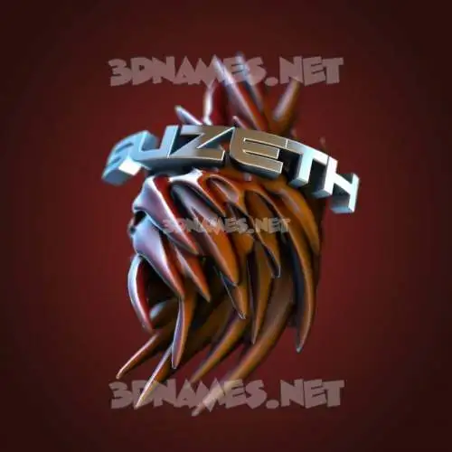 suzeth in Red Twisted style - 3D name wallpaper suzeth in Red Twisted style - 3D name wallpaper