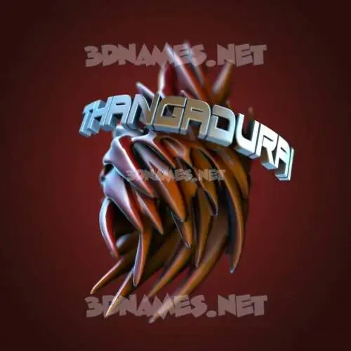 thangadurai in Red Twisted style - 3D name wallpaper thangadurai in Red Twisted style - 3D name wallpaper