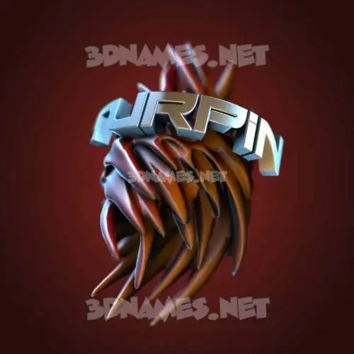 turpin in Red Twisted style - 3D name wallpaper turpin in Red Twisted style - 3D name wallpaper