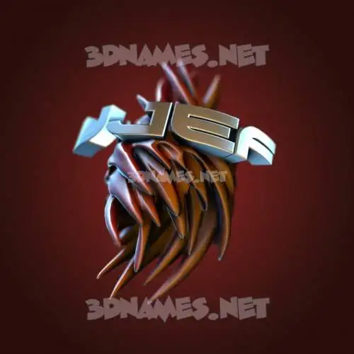 ujef in Red Twisted style - 3D name wallpaper