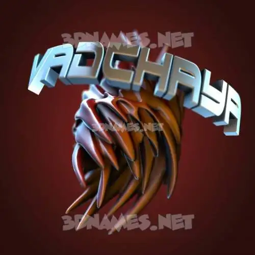 vadchaya in Red Twisted style - 3D name wallpaper vadchaya in Red Twisted style - 3D name wallpaper
