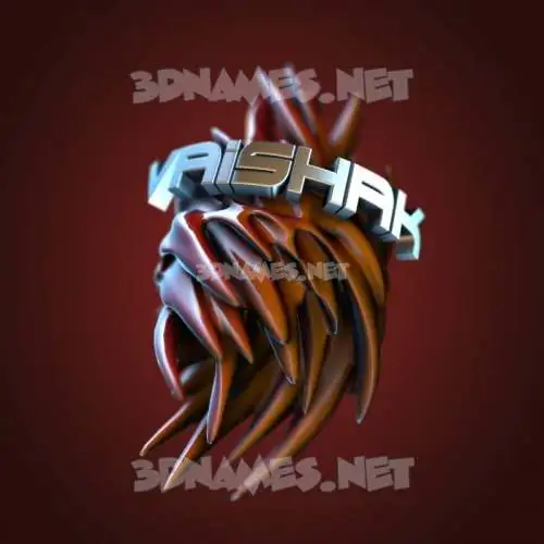 vaishak in Red Twisted style - 3D name wallpaper vaishak in Red Twisted style - 3D name wallpaper