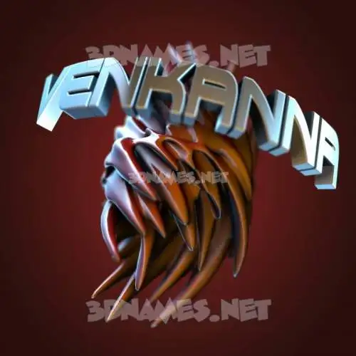 venkanna in Red Twisted style - 3D name wallpaper venkanna in Red Twisted style - 3D name wallpaper
