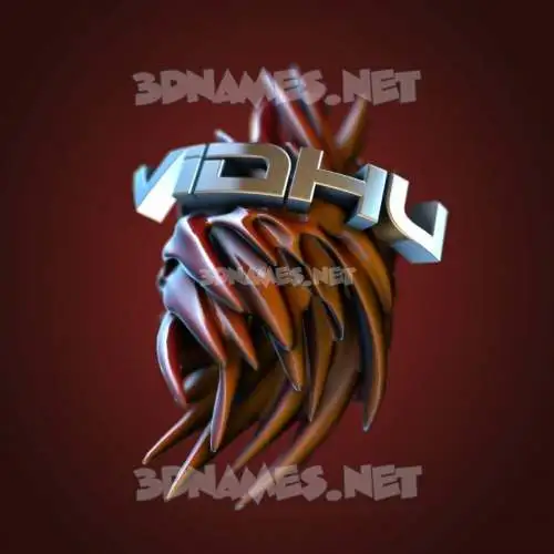 vidhu in Red Twisted style - 3D name wallpaper vidhu in Red Twisted style - 3D name wallpaper