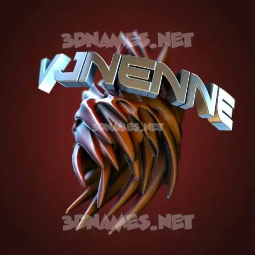 vjnenne in Red Twisted style - 3D name wallpaper vjnenne in Red Twisted style - 3D name wallpaper