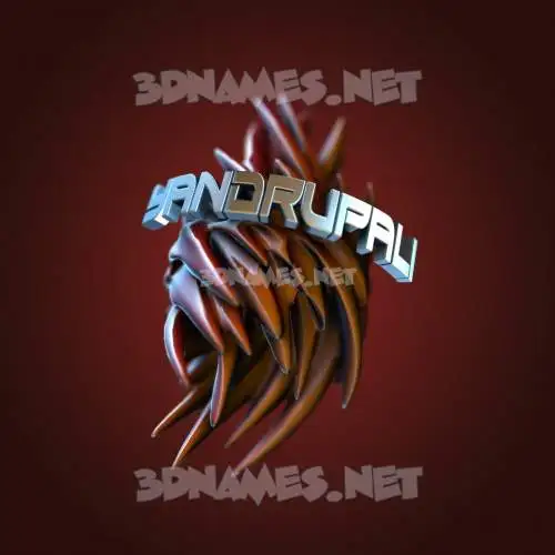 yandrupali in Red Twisted style - 3D name wallpaper yandrupali in Red Twisted style - 3D name wallpaper
