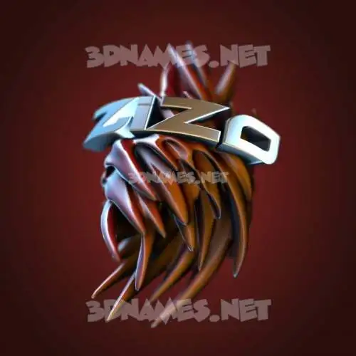 zizo in Red Twisted style - 3D name wallpaper zizo in Red Twisted style - 3D name wallpaper