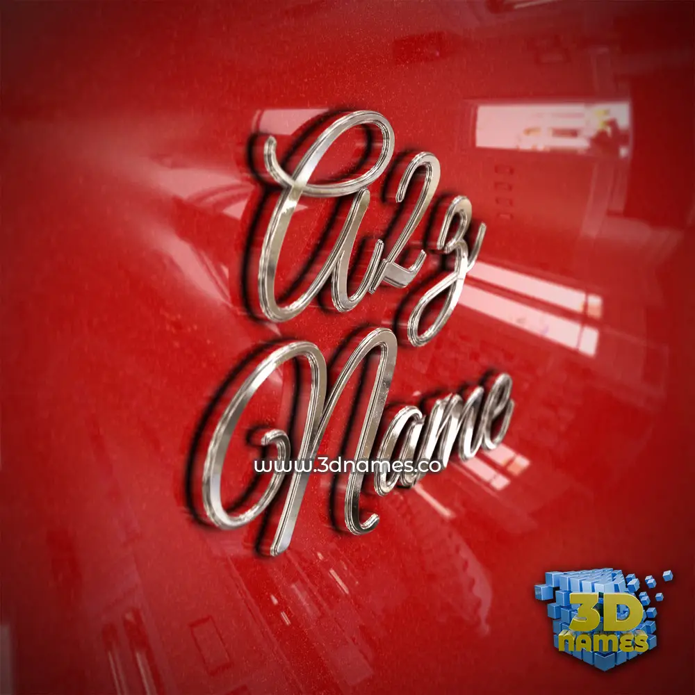 a2z name in Car Paint style - 3D name wallpaper a2z name in Car Paint style - 3D name wallpaper
