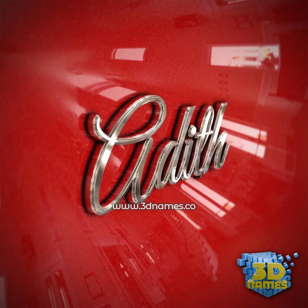 adith in Car Paint style - 3D name wallpaper