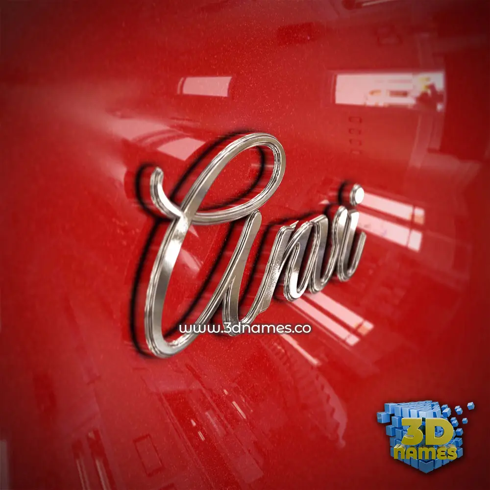 anvi in Car Paint style - 3D name wallpaper anvi in Car Paint style - 3D name wallpaper