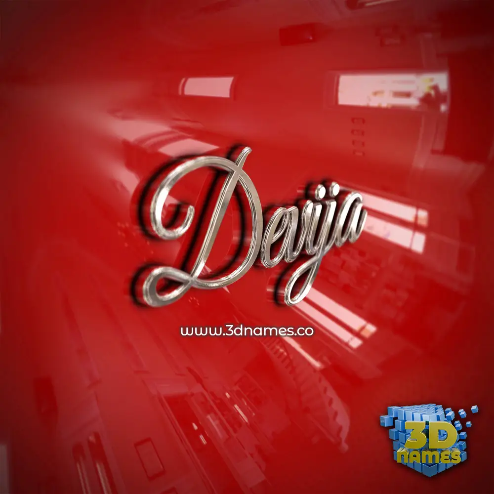 devija in Car Paint style - 3D name wallpaper devija in Car Paint style - 3D name wallpaper