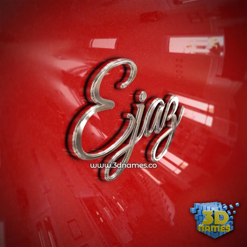 ejaz in Car Paint style - 3D name wallpaper ejaz in Car Paint style - 3D name wallpaper