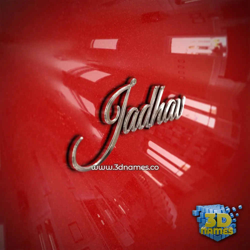 jadhav in Car Paint style - 3D name wallpaper jadhav in Car Paint style - 3D name wallpaper