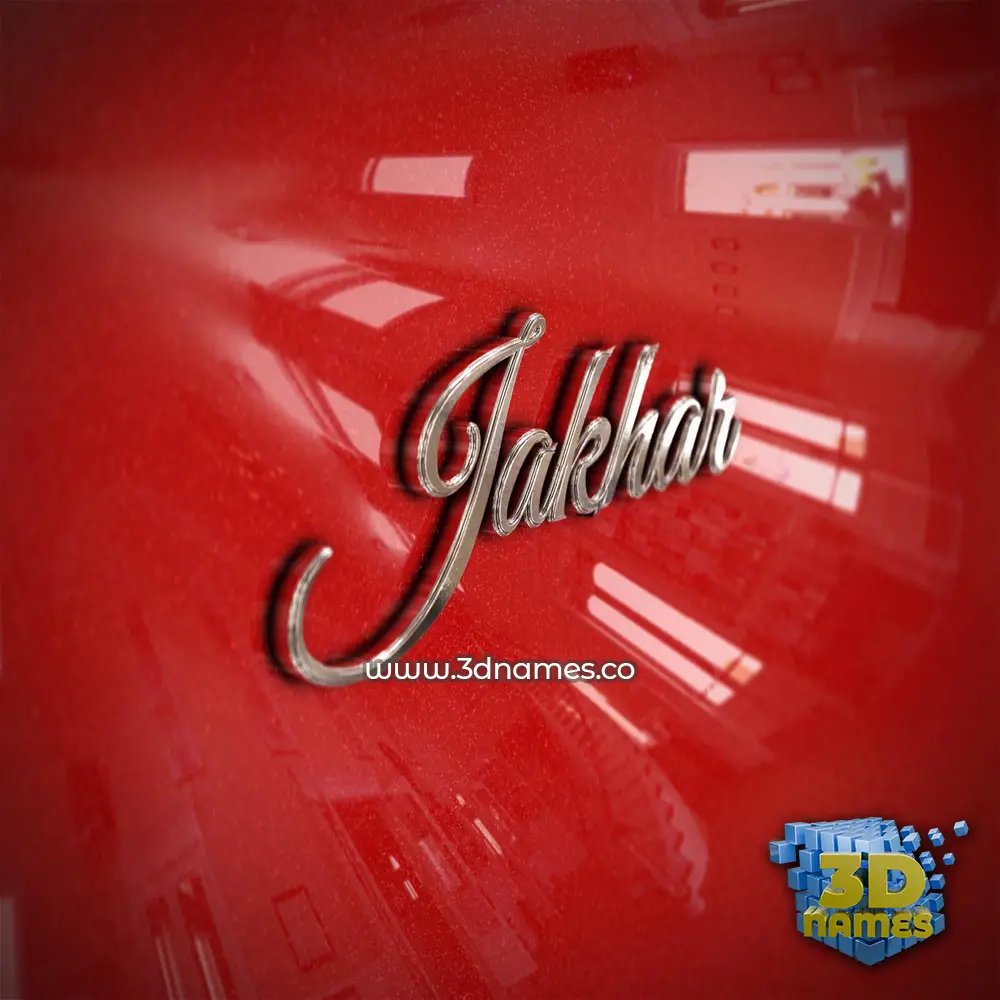 jakhar in Car Paint style - 3D name wallpaper jakhar in Car Paint style - 3D name wallpaper