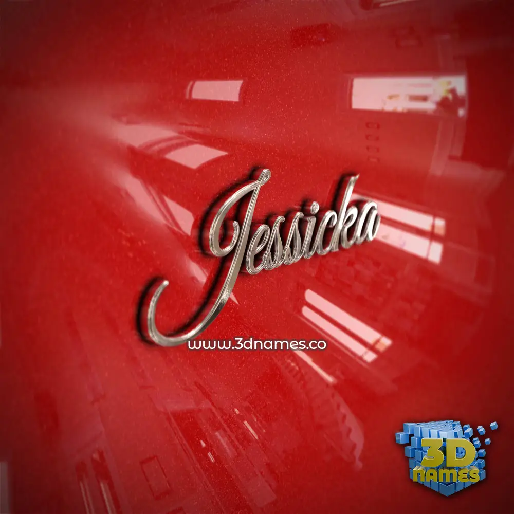 jessicka in Car Paint style - 3D name wallpaper jessicka in Car Paint style - 3D name wallpaper
