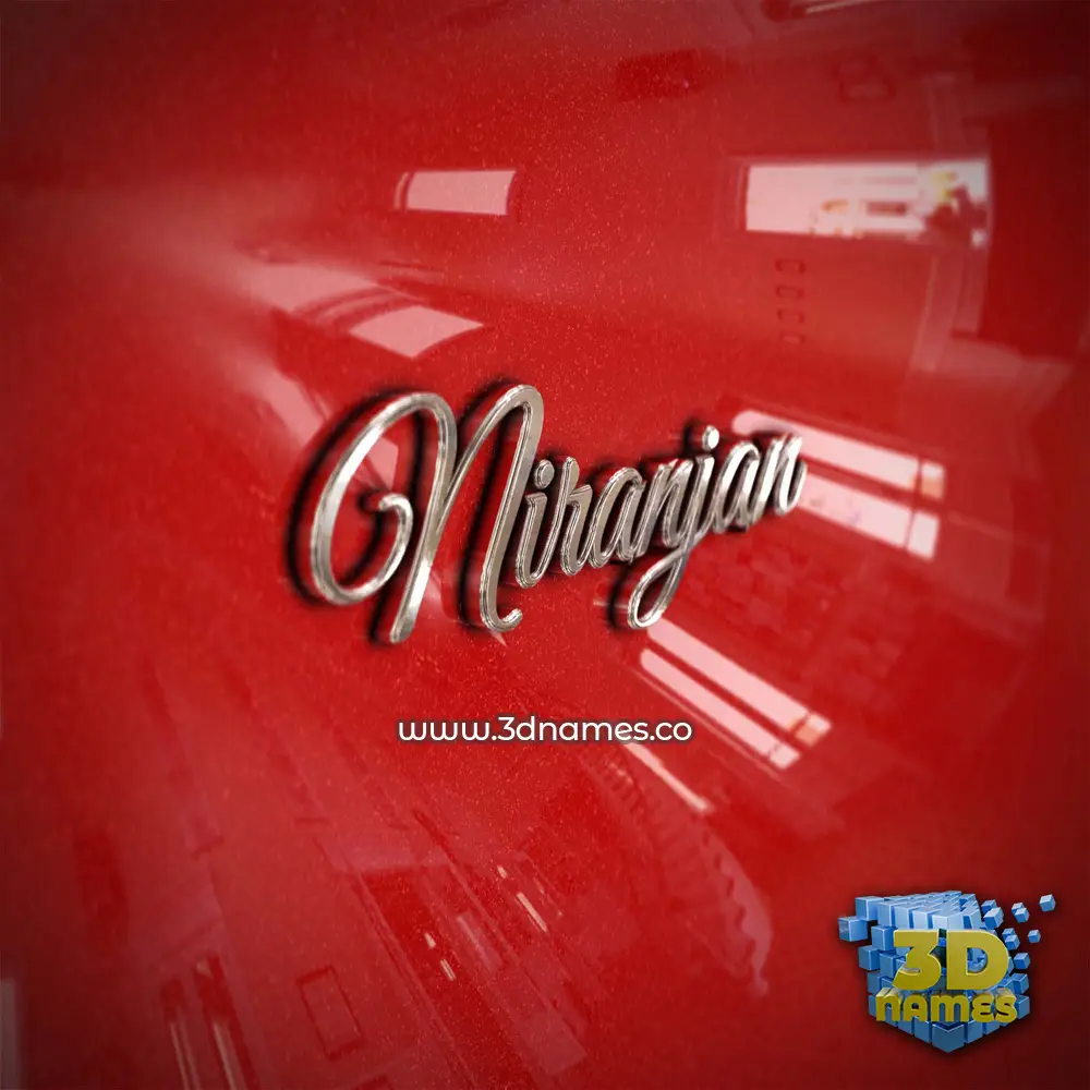 niranjan in Car Paint style - 3D name wallpaper niranjan in Car Paint style - 3D name wallpaper