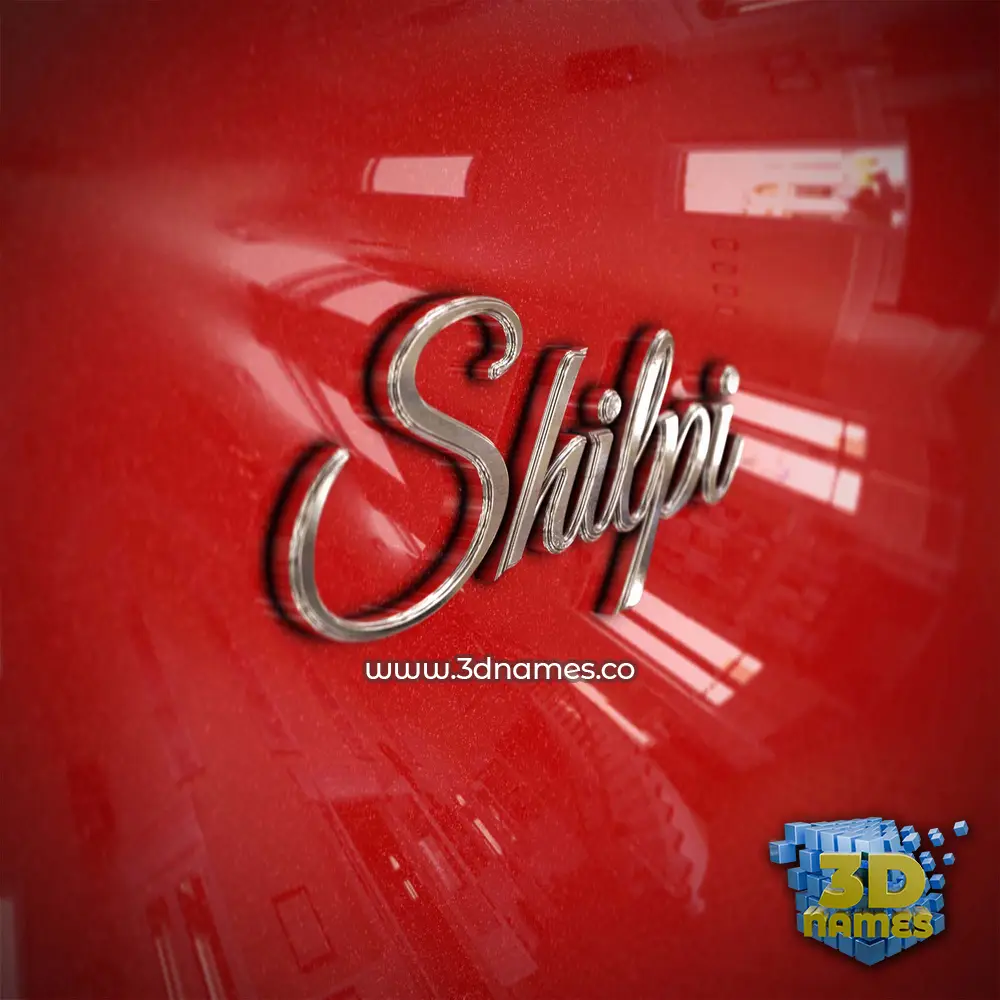 shilpi in Car Paint style - 3D name wallpaper
