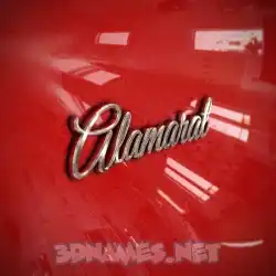 alamarat in Car Paint style - 3D name wallpaper
