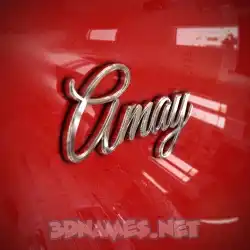 amay in Car Paint style - 3D name wallpaper