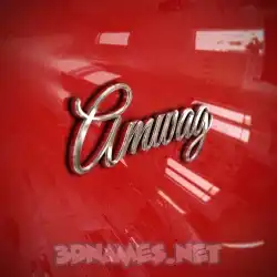 amwag in Car Paint style - 3D name wallpaper