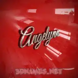 angelynn in Car Paint style - 3D name wallpaper