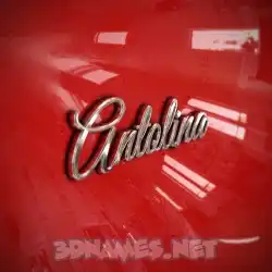 antolina in Car Paint style - 3D name wallpaper