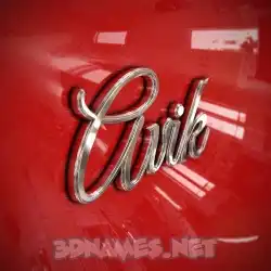 avik in Car Paint style - 3D name wallpaper