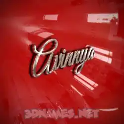 avinnya in Car Paint style - 3D name wallpaper