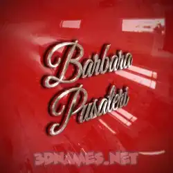 barbara pusateri in Car Paint style - 3D name wallpaper