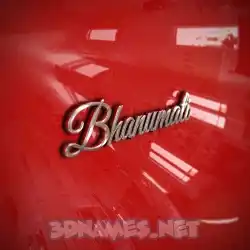 bhanumati in Car Paint style - 3D name wallpaper