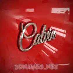 calvin in Car Paint style - 3D name wallpaper
